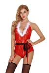 SHEMESIX Sexy Holiday Evergreen One Piece Teddy Lingerie