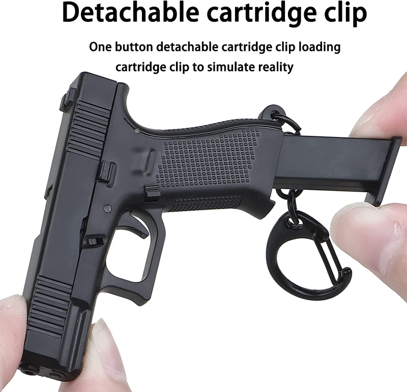 (🔥Hot Sale Now - 49% OFF) Mini Pistol Keychain Stress Relief Toy, BUY 2 FREE SHIPPING