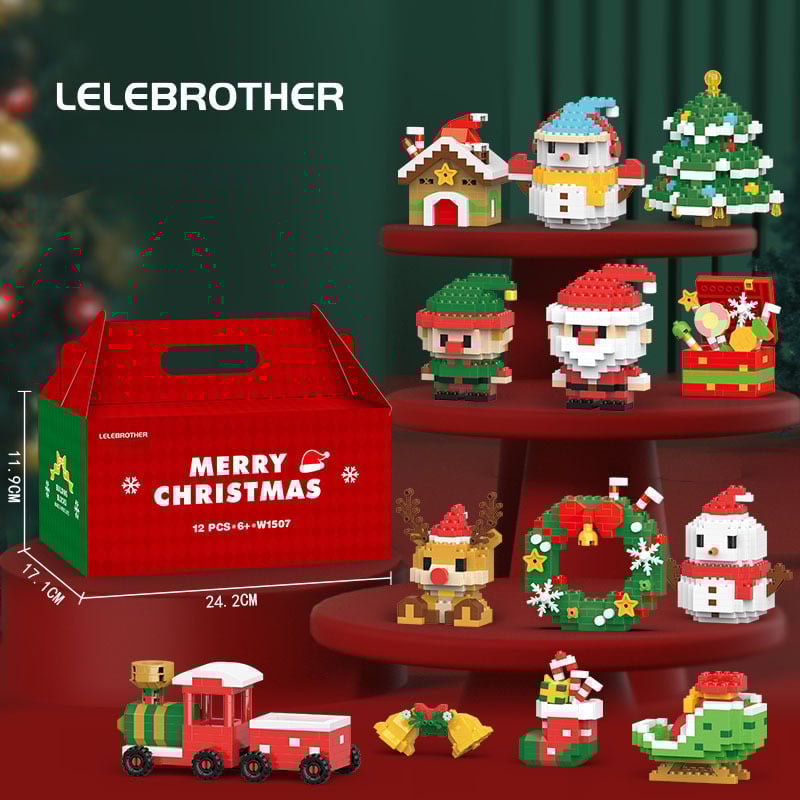 🔥Last Day 50% OFF🎄Santa Claus Design Building Blocks Toy