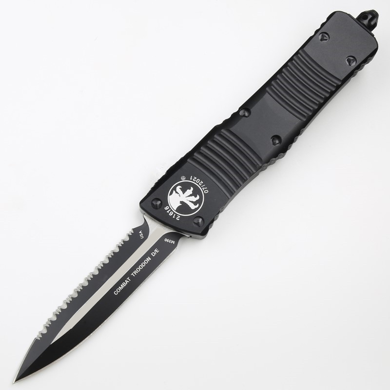 Microtech D2 Steel Aviation Aluminum Tactical Camping Self-Defense Knife