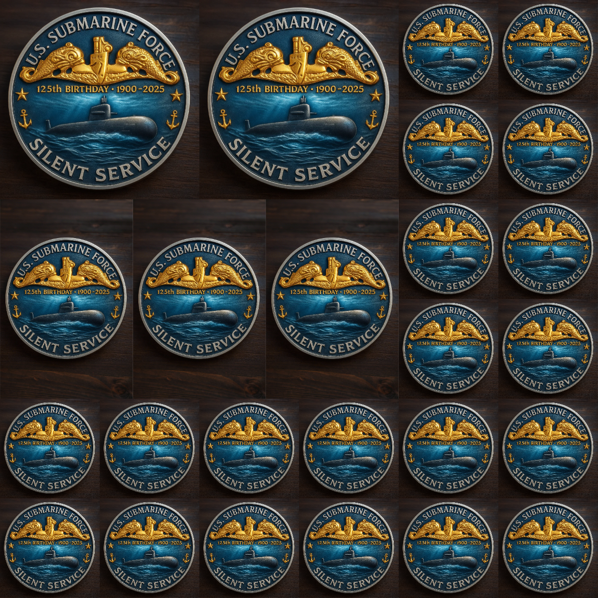 🏆Flash Sale 60% OFF - ⚓ “U.S. Submarine Force 125th Anniversary” Commemorative Coin 🇺🇸