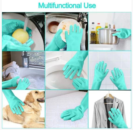 🔥🔥🔥Mother's Day hot sale-70% OFF ! Reusable Silicone Cleaning Gloves (🛒BUY 2 GET 1 FREE)