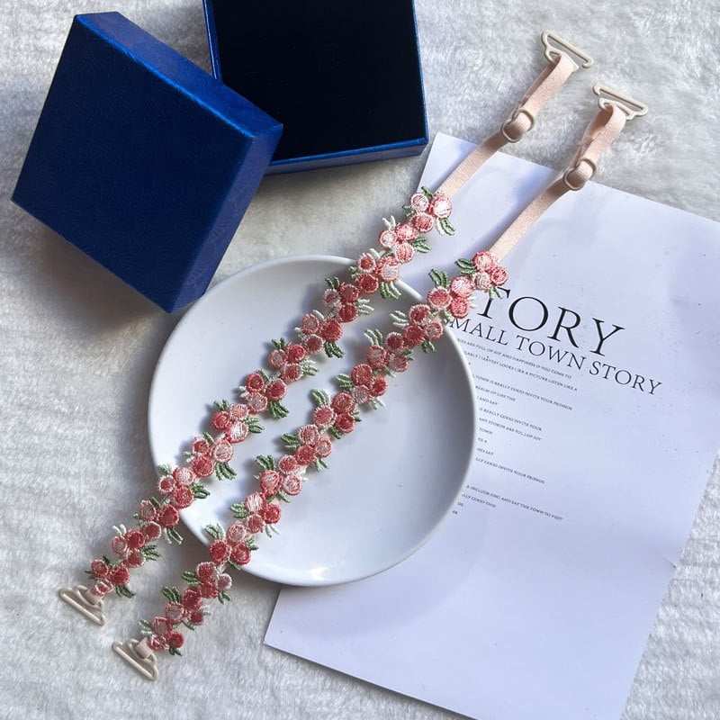 🎁TikTok Last Day Sale - 70% OFF🎉Handcrafted Floral Bra Straps