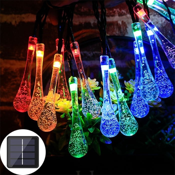 🔥LAST DAY 50% OFF🔥8 Modes Water Drop Solar Lights(Buy 2 Free Shipping)