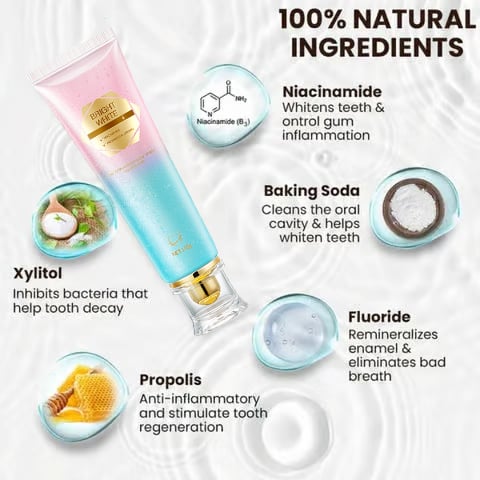 🦷Niacinamide Whitening Toothpaste - For Healthier, Whiter Teeth!✨