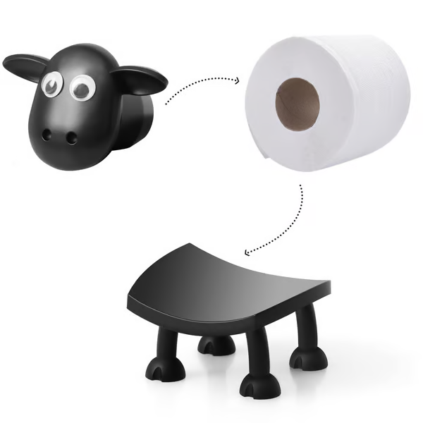 (🌲Early Christmas Sale- 49% OFF) Funny Toilet Paper Holder-🔥 BUY 2 GET 1 & Free Shipping
