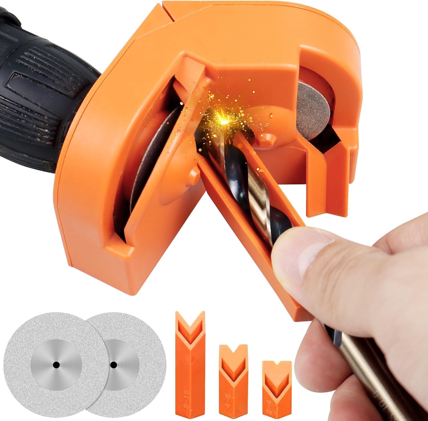 🎁2024 Summer Hot Sale🔥Multipurpose Drill Bit Grinding Sharpener（60% OFF）