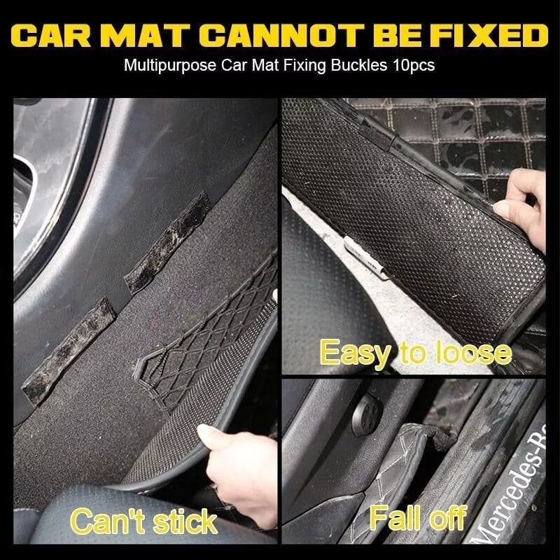 (🔥Last Day Promotion- SAVE 50% OFF) MULTIPURPOSE CAR MAT FIXING BUCKLES🔥BUY MORE GET MORE🔥