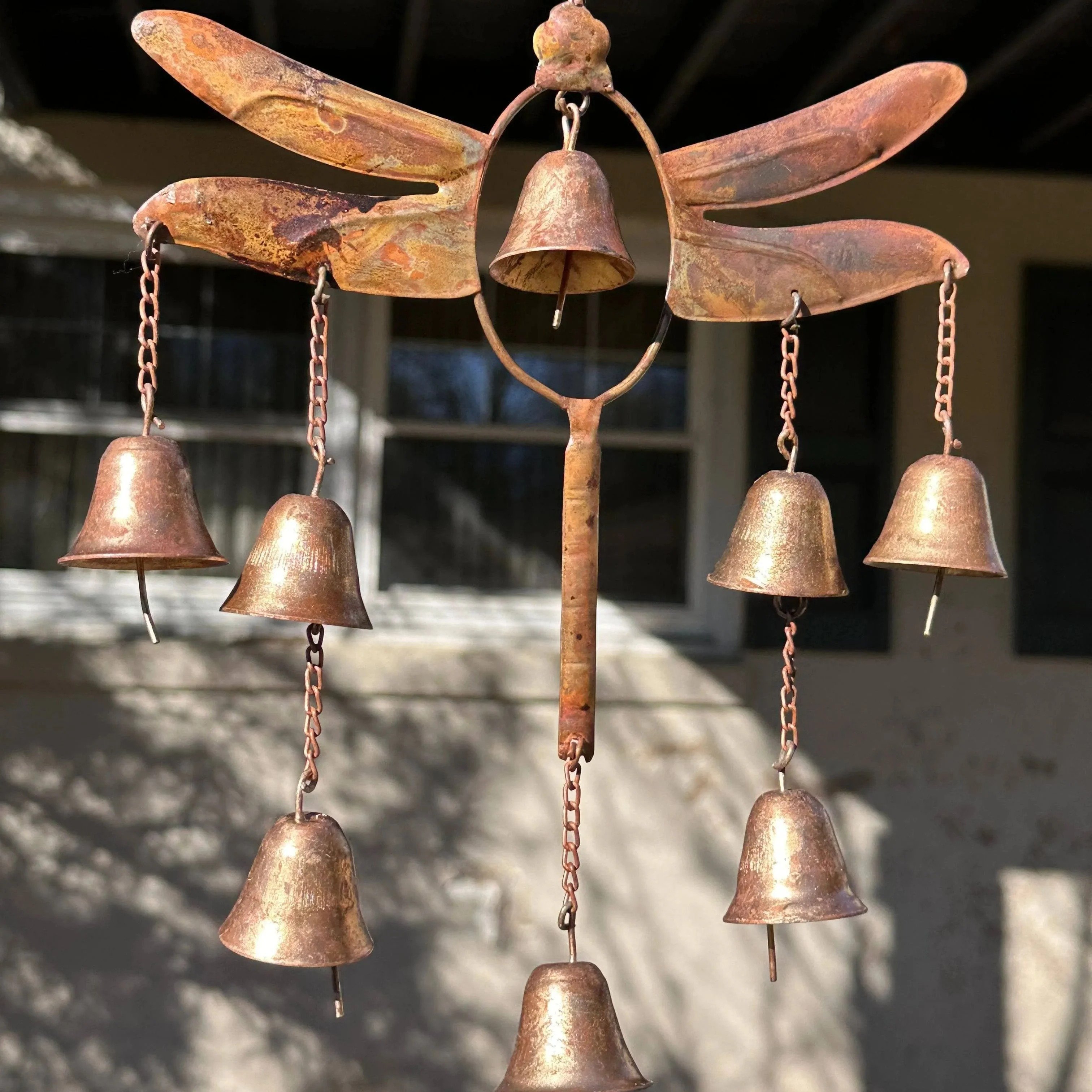 100% Handmade Dragonfly With Bells Wind Chime(𝐒𝐭𝐞𝐯𝐞 𝐑𝐨𝐞𝐬 𝐇𝐚𝐧𝐝𝐦𝐚𝐝𝐞®) - Buy 2 Free Shipping