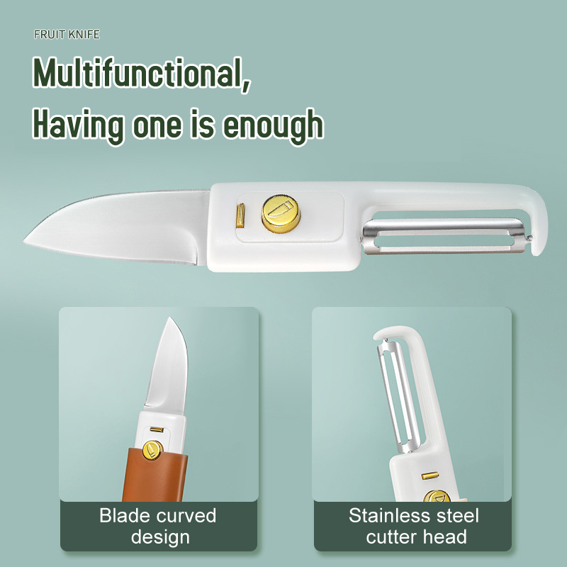 Christmas Hot Sale 48% OFF - 2 in 1 Multifunctional Fruit Knife - buy 2 get 1 free now