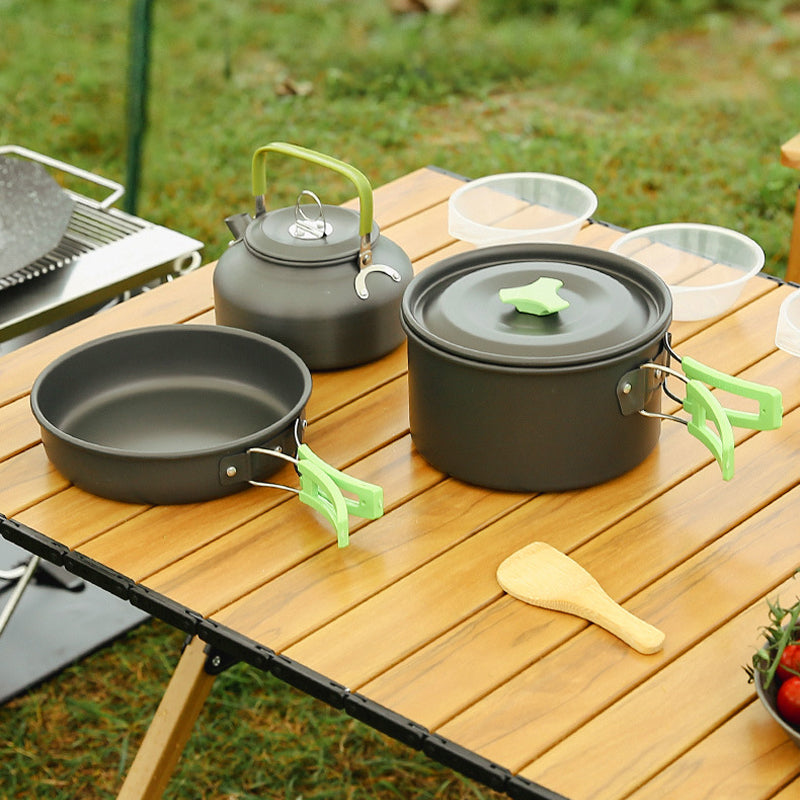 🔥NEW YEAR 2024 SALE 50%🎁Aluminum Outdoor Camping Cookware Set