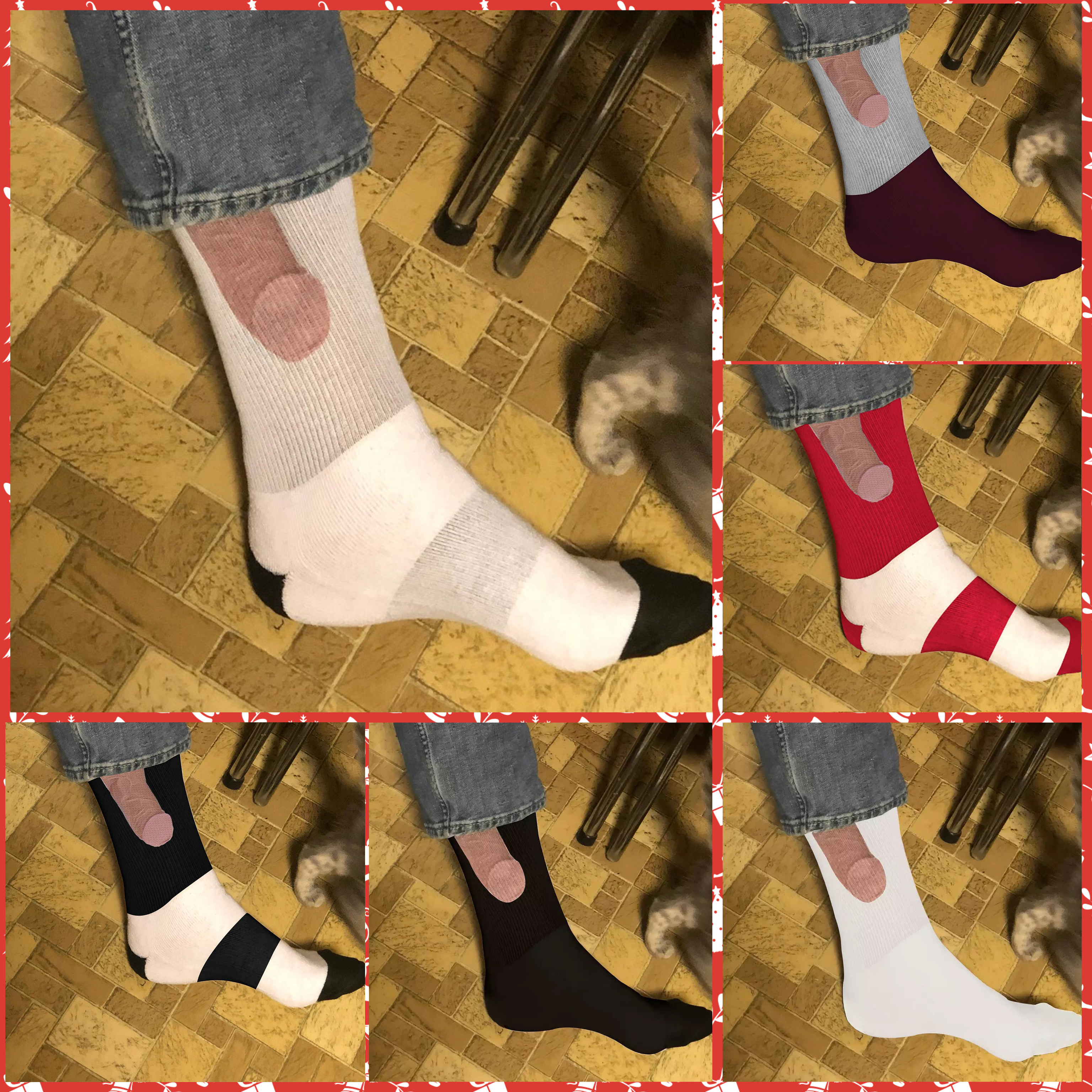 🎄Christmas Hot Sale - 70% OFF-Memorable Gift-“Show Off”Socks