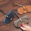 Soft Leather Sunglasses Bag