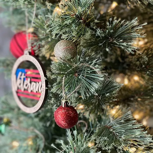 🎖️Patriotic Veterans Tribute Ornament