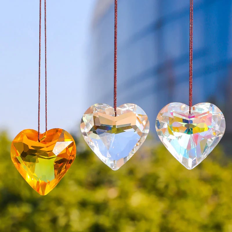 🔥LAST DAY 48% OFF 🔥 Hanging Heart Suncatcher Prism Crafts(Buy 2 Free Shipping)