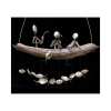 (Last day 49% OFF) ❤️Handmade Fisherman Man Spoon Fish Sculpture Wind Chime