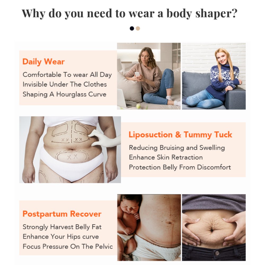 (🔥Last Day Promotion- SAVE 48% OFF)Firm Tummy Compression Bodysuit Shaper with Butt Lifter(BUY 2 GET FREE SHIPPING)