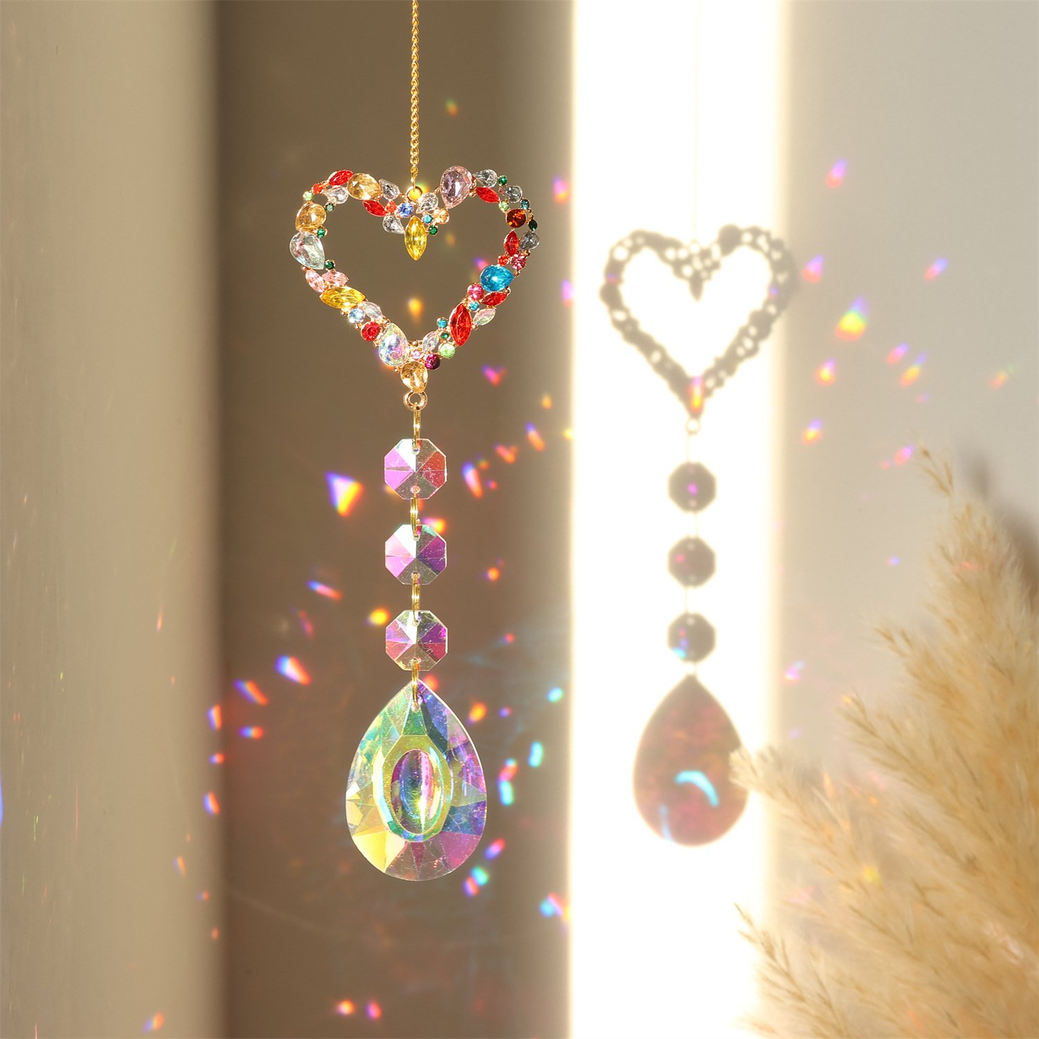 Sparkling Crystal Wind Chimes