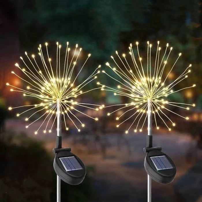 🔥Last Day Promotion 50% OFF🔥🎁Waterproof Solar Garden Fireworks Lamp