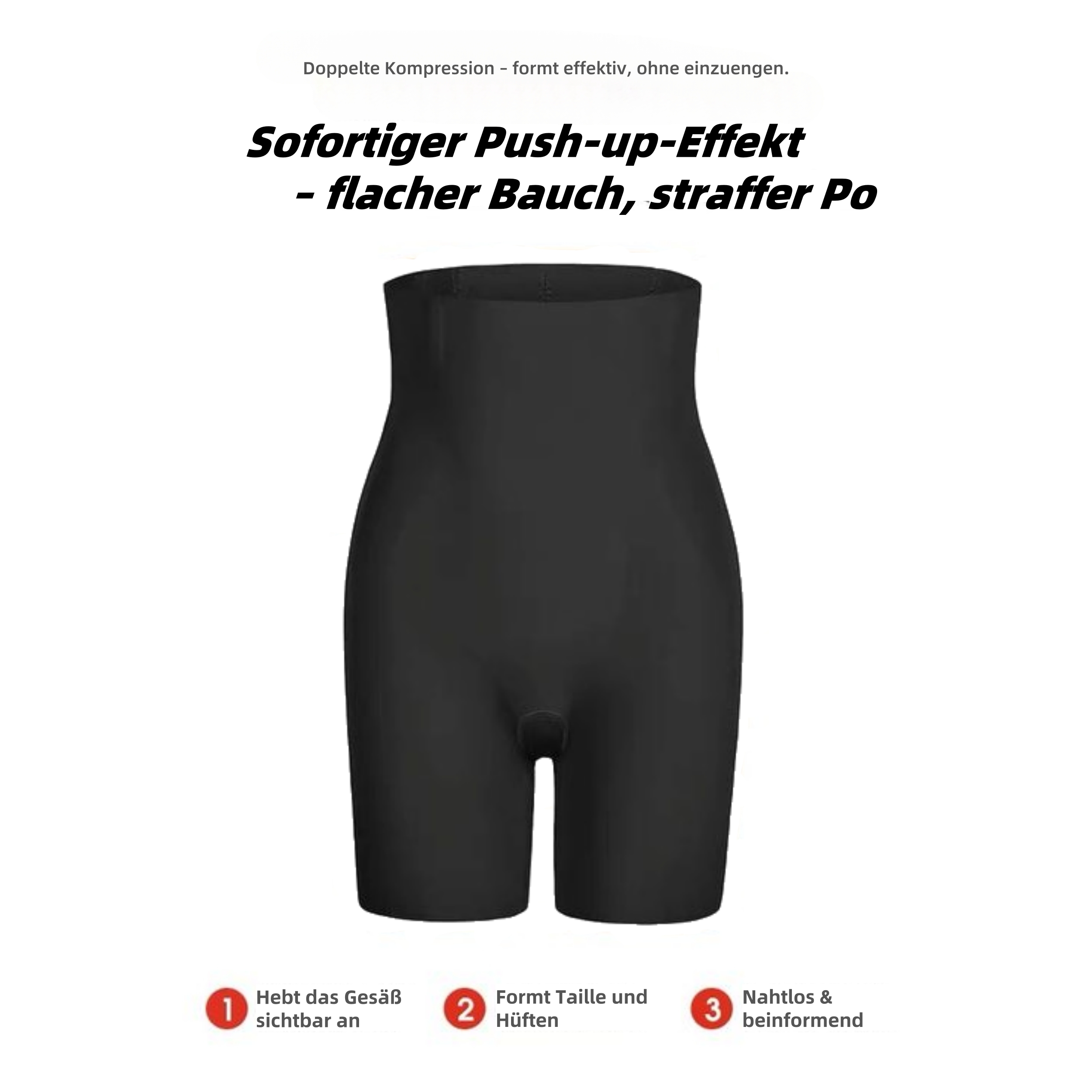 🔥2025 im Kardashian-Stil🔥 Hohe Taille, Bauchkontrolle, Hip-Lift-Hose