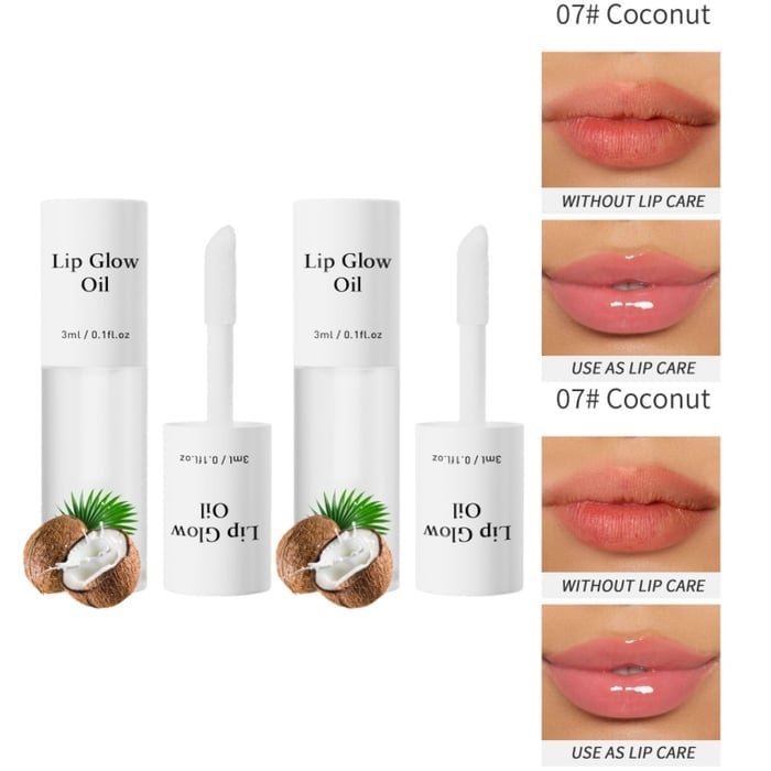 💋 Get the Perfect Pout✨ Tinted Lip Glow Oil - For Lush, Hydrated Lips with a Natural Glow! 💖