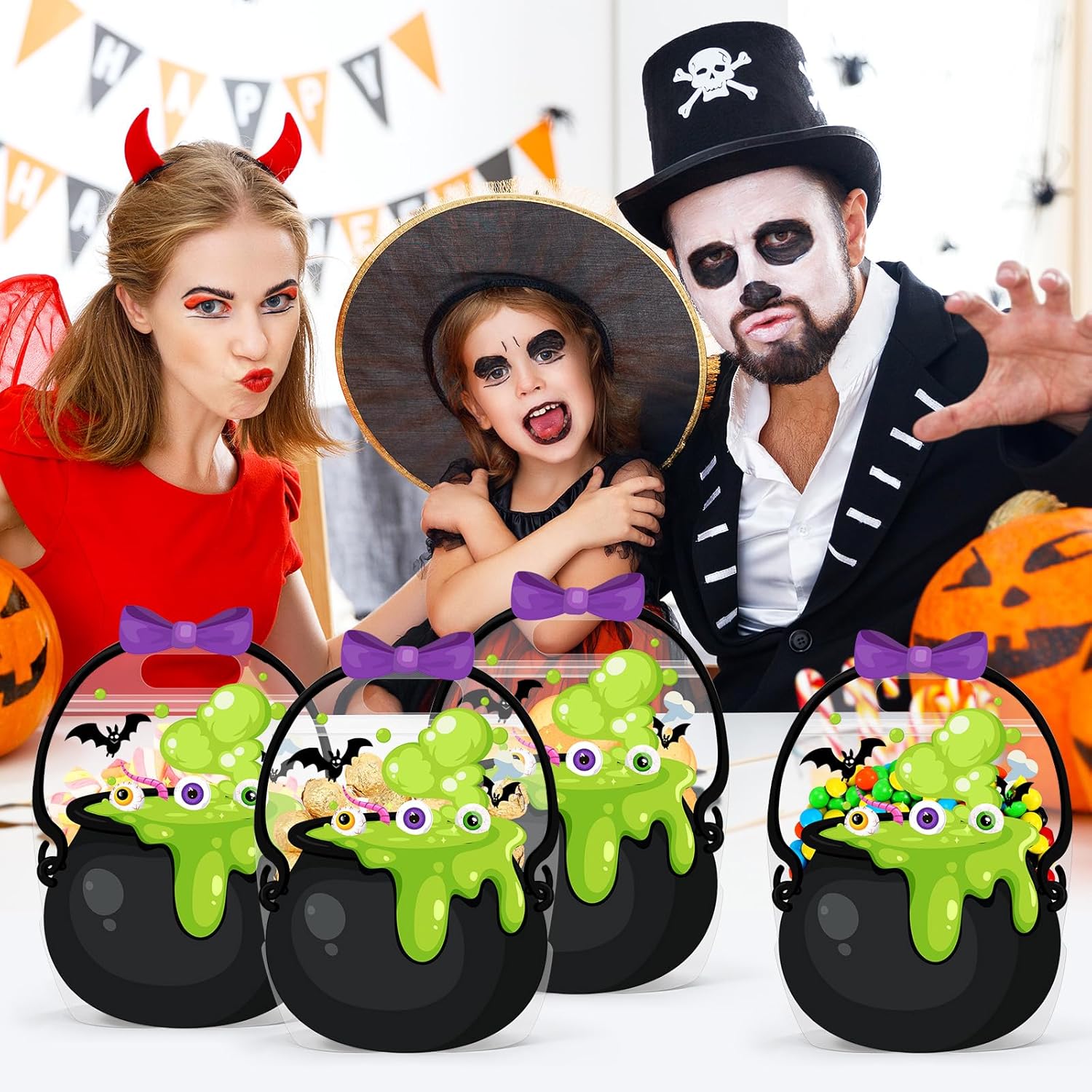 🎁TikTok Last Day Sale - 70% OFF🎃🍬Original Zipper Halloween Favor Bags