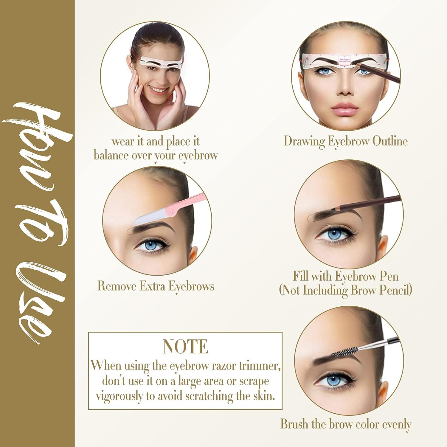 🔥Last Day Promotion 70% OFF🔥Reusable Eyebrow Stencil Shaper Kit (14-pack)⚡Buy 3 Get 1 Free