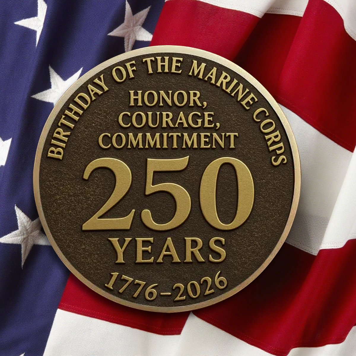 United States Marine Corps 250th Anniversary Coin