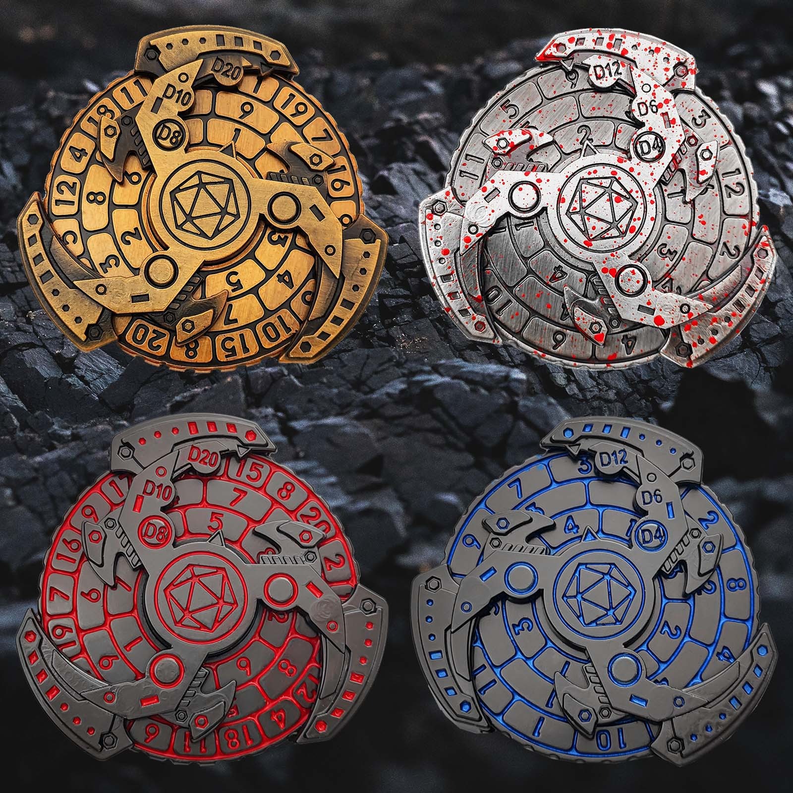 🔥LAST Day Clearance Sale 75% OFF-🔥-Dungeons and Dragons Metal Dice Spinner（Buy 2 Get FREE SHIPPING)