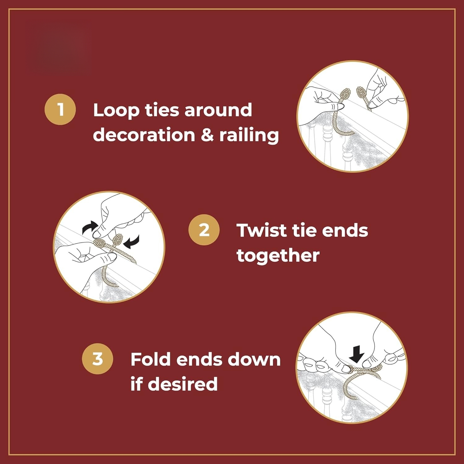 🔥Last Day Promotion 50% OFF🔥6 Pack Decorative Twist Ties