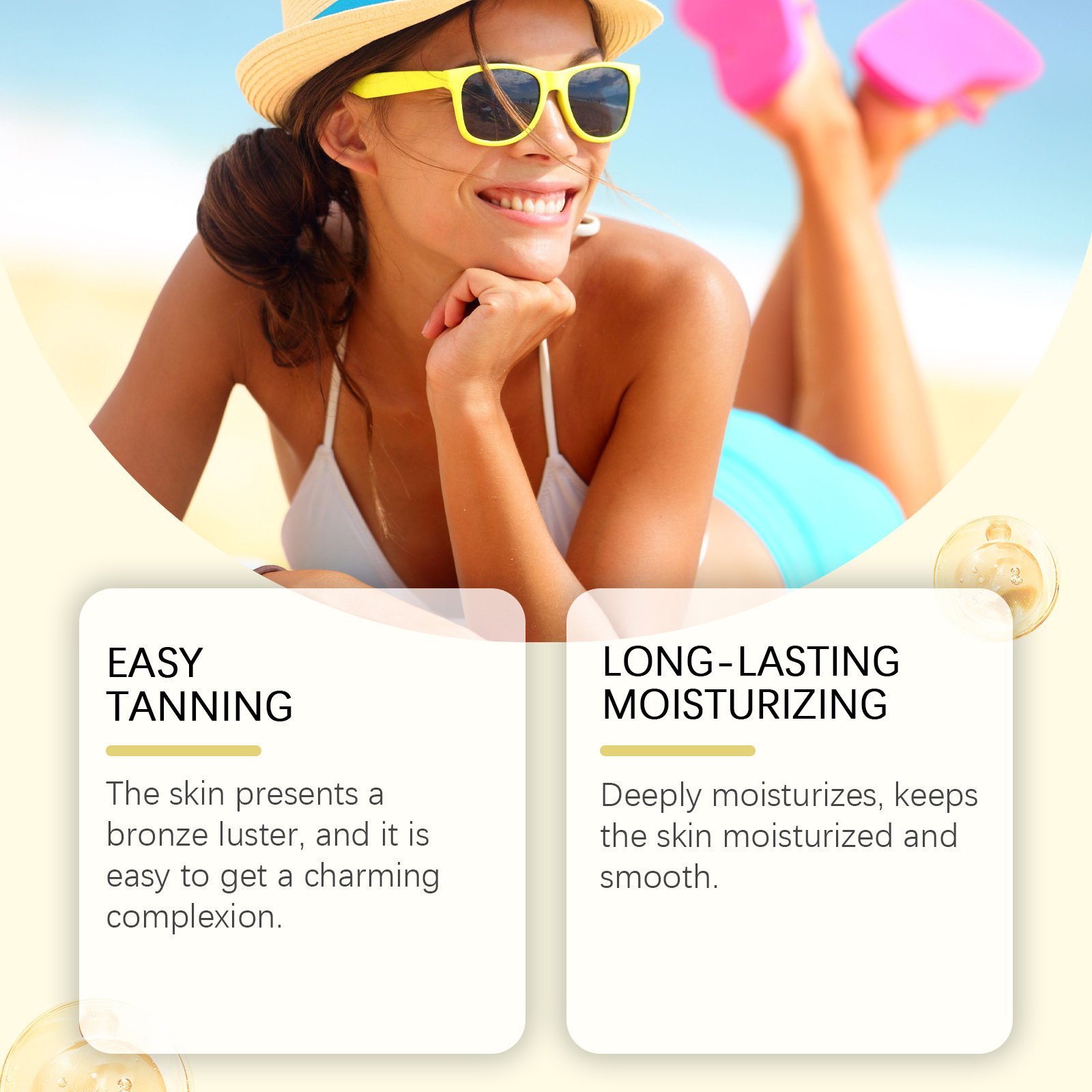 🎁TikTok Last Day Sale - 70% OFF🔥Carroten Gold Shimmer Intensive Tanning Gel 💖