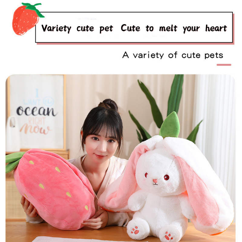 (❤Mother's Day Sale - Save 50% OFF) Kawaii Fruit Vegetable Rabbit Doll - Buy 2 Free Shipping