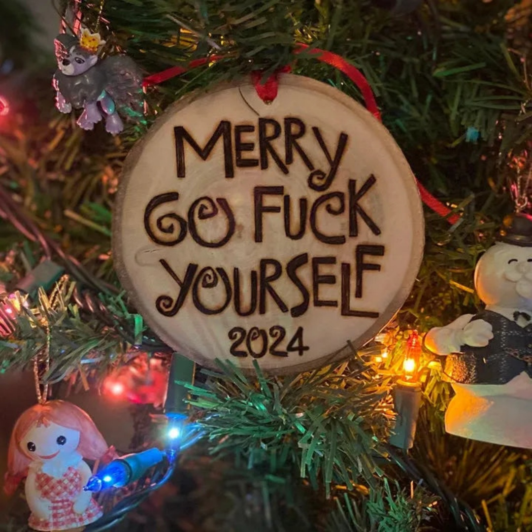 Offensive Christmas Ornament