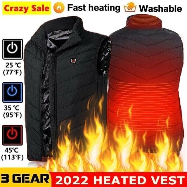 (🎄CHRISTMAS EARLY SALE-48% OFF) 2022 New Unisex Warming Heated Vest(BUY 2 GET FREE SHIPPING)