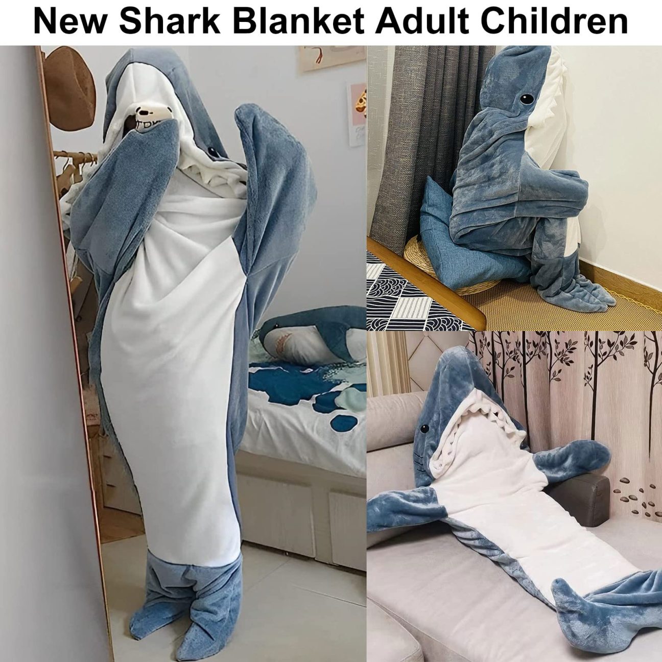 (Last Day Promotion 50% OFF) Shark Wearable Blanket