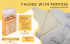 🍂TikTok Fall Sale🍞Wide Zipper Access Cotton & Beeswax Bread Bags for Sourdough✨