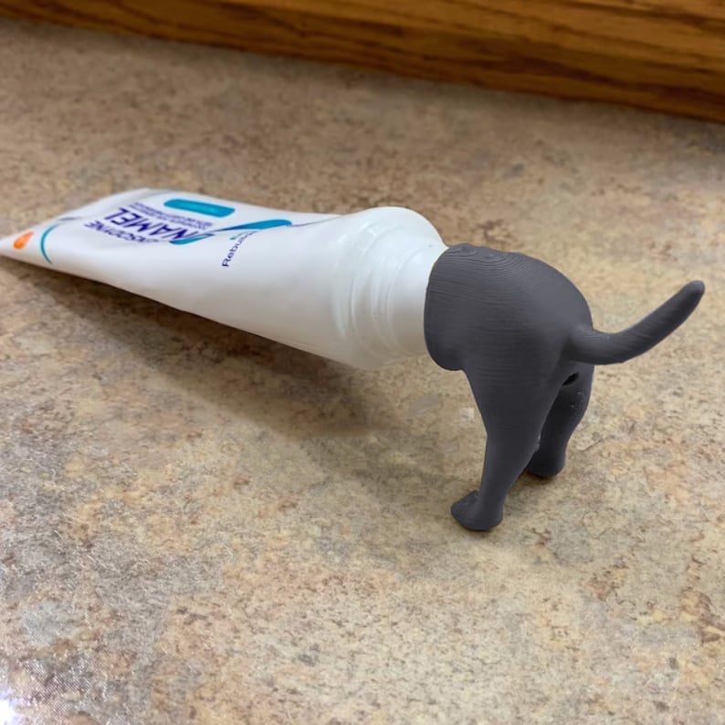 🐶Pooping Dog Butt Toothpaste Topper | Funny Gift