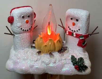 🎄Last Day Promotion 70% OFF⛄️2024 Snowman Campfire Twinkle Night Light