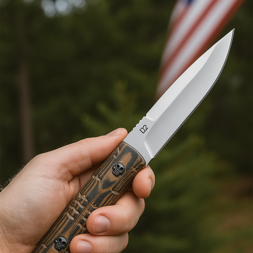 Rustic Hunter Knife(𝐉𝐚𝐤𝐞 𝐌𝐨𝐧𝐫𝐨𝐞 𝐇𝐚𝐧𝐝𝐦𝐚𝐝𝐞®)