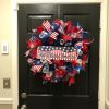 🔥Handmade God Bless America Patriotic Wreath