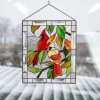 (🔥Last Day Promotion- SAVE 48% OFF)Cardinal Stained Glass Window Panel
