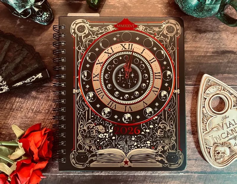 🔥Last Day 50% OFF - 📚Waiting for the Night 2026 Weekly Planner🧹HARDCOVER BOOK