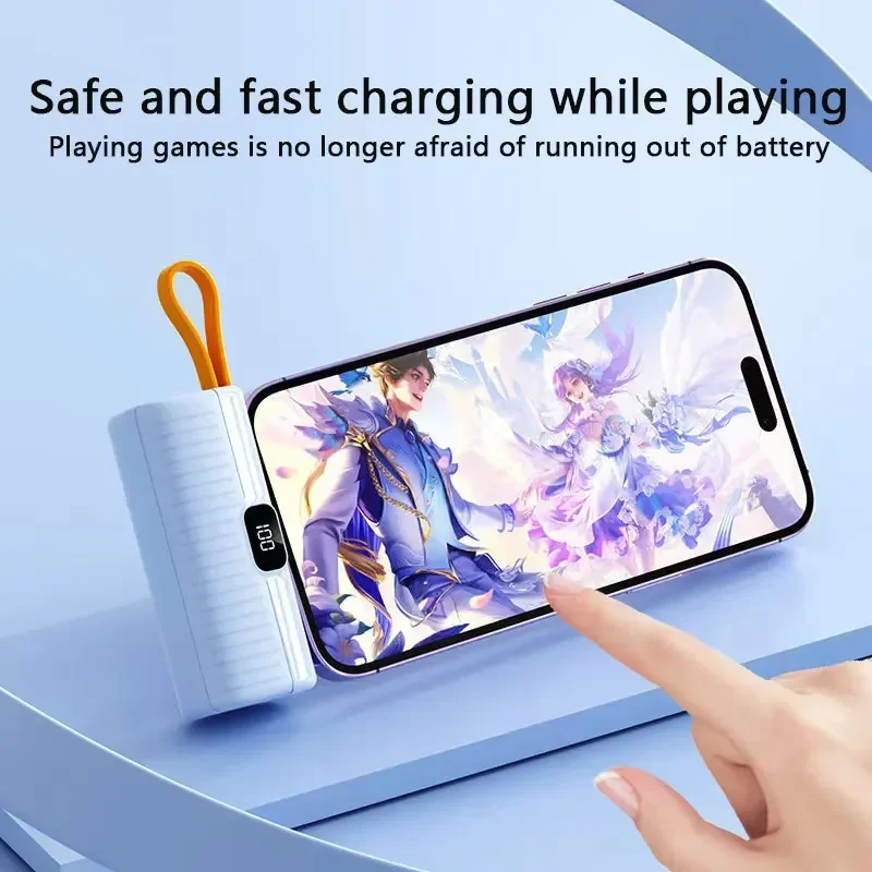 ⚡Clearance Sale 70% OFF丨30000Mah With Built-in Cable Mini Power Bank, BUY 2 FREE SHIPPING