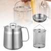 2-in-1 304 Stainless Steel Multifunctional Oil Strainer Pot