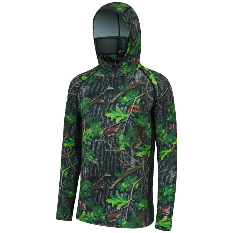 🎁Last Day Promotion 49% OFF🔥UPF 50+ Men's Hunting Shirts with Mask Long Sleeve Camo Fishing Hoodie