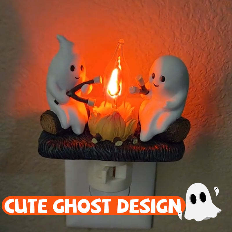 (🎃Early Halloween Sale - 49% OFF)👻2024 Ghost Campfire Flickering Nightlight