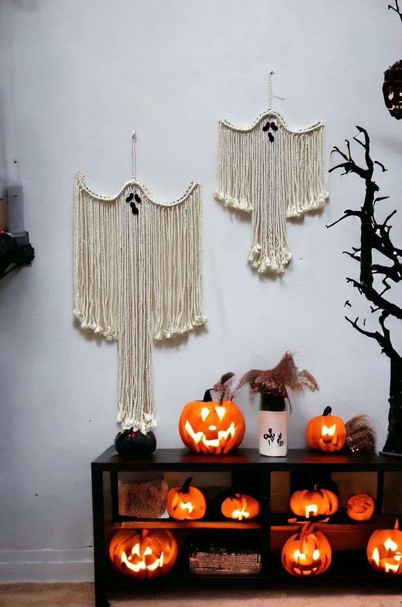 🎃Macrame Halloween Ghost