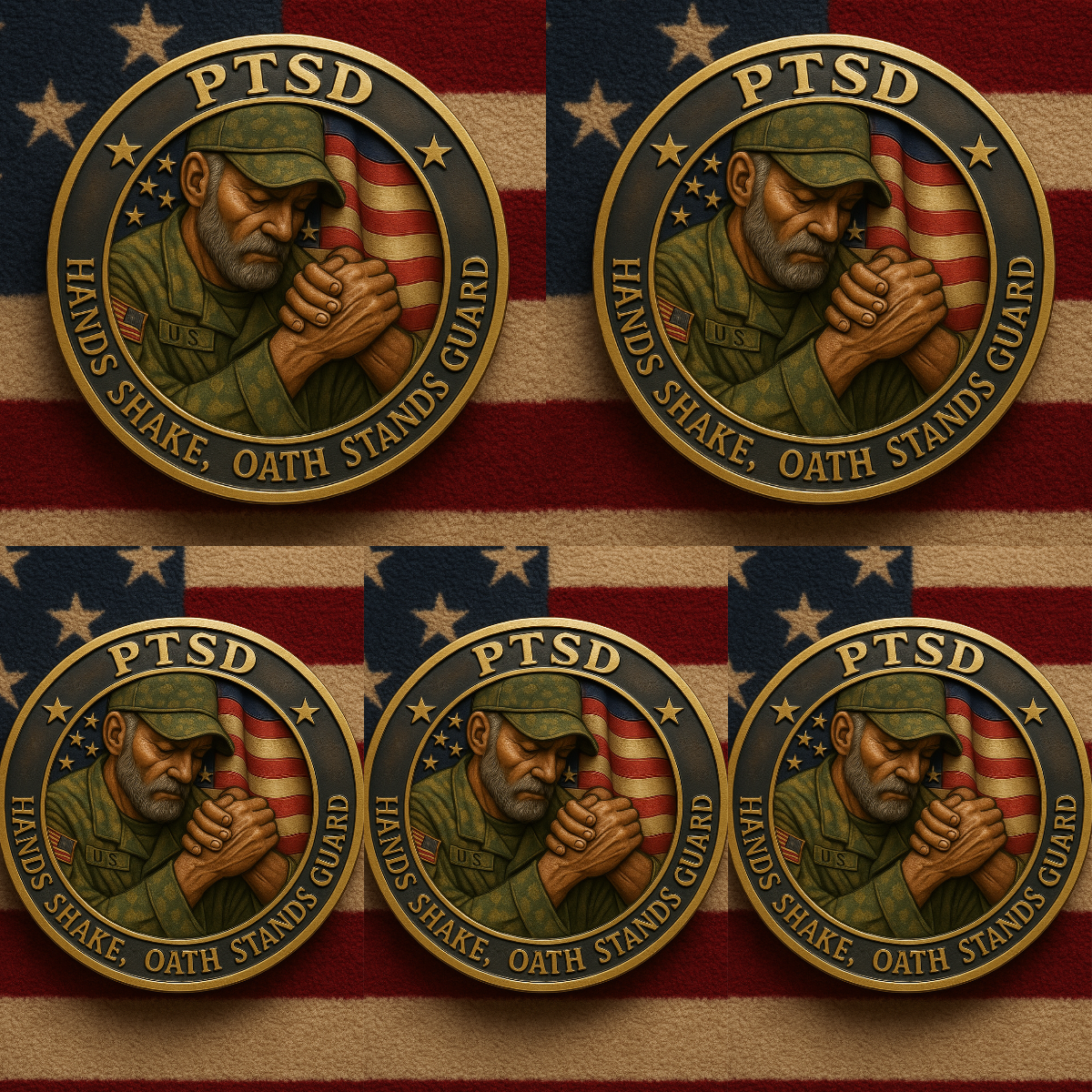 🎖️PTSD Awareness Commemorative Coin: Honoring Veterans’ Resilience