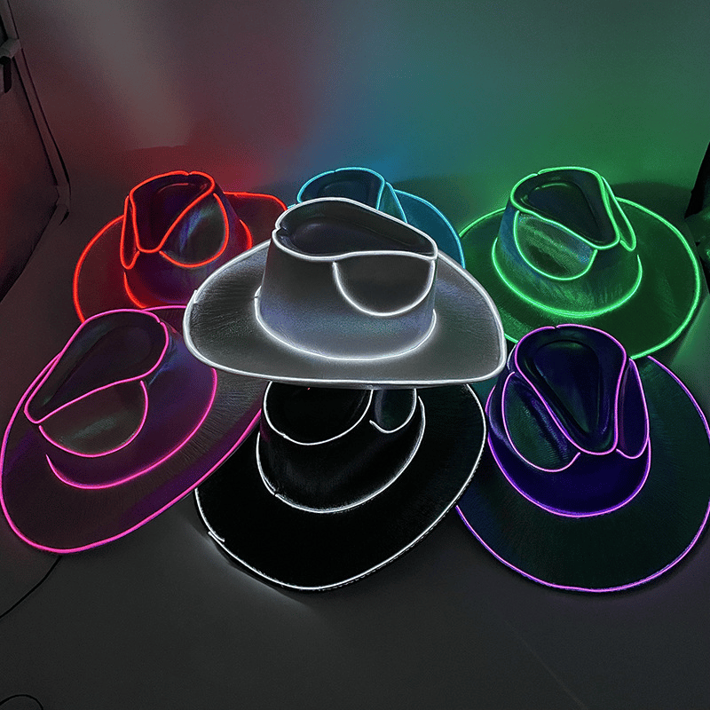 🔥Last Day Promotion 48% OFF-🤠-Cowboy Wireless LED Party Hat (Buy 2 Free Shipping)