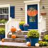 🔥Last Day 50% OFF 🍁 Farmhouse Pumpkin Wreath For Front Door